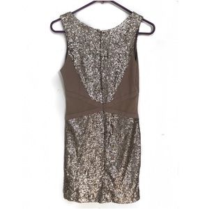 Wow Couture Glitter Mesh Dress